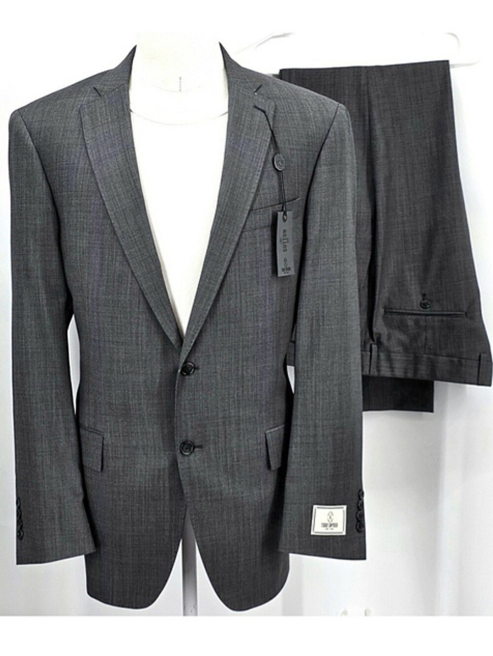 Todd Snyder 44R 36x32 Sutton Fit Wool 2 Piece Suit Medium Gray NWT Canada